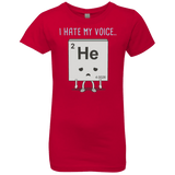 T-Shirts Red / YXS I Hate My Voice Girls Premium T-Shirt