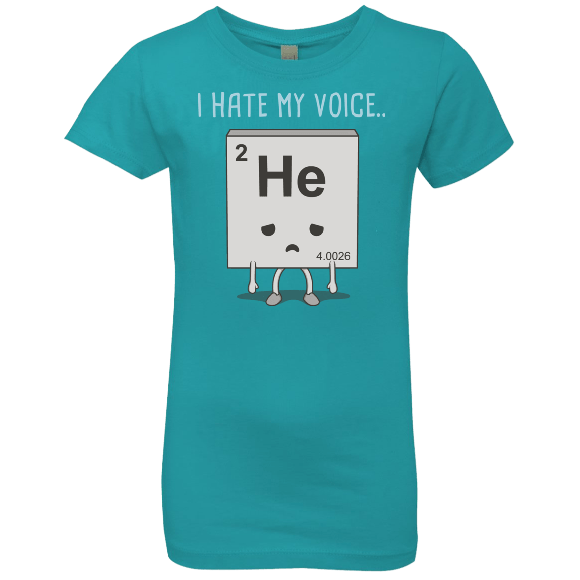T-Shirts Tahiti Blue / YXS I Hate My Voice Girls Premium T-Shirt