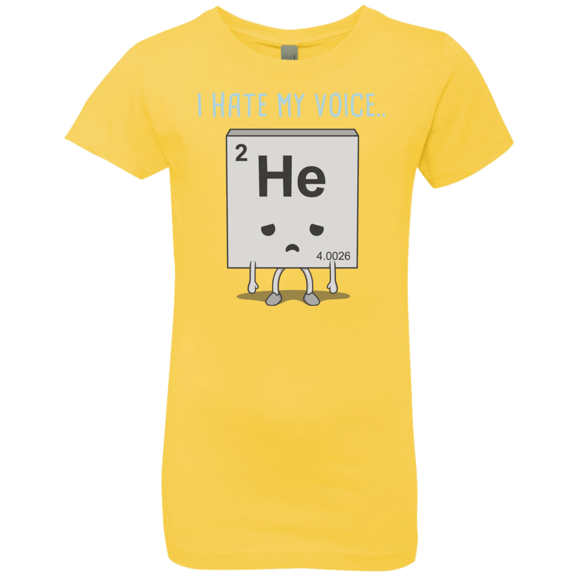 T-Shirts Vibrant Yellow / YXS I Hate My Voice Girls Premium T-Shirt