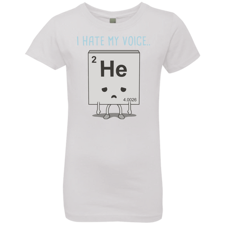 T-Shirts White / YXS I Hate My Voice Girls Premium T-Shirt