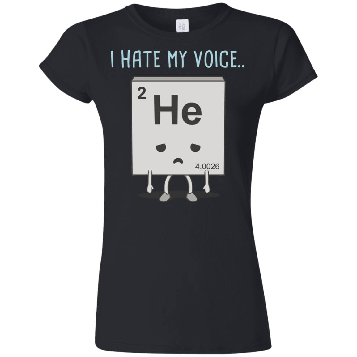 T-Shirts Black / S I Hate My Voice Junior Slimmer-Fit T-Shirt