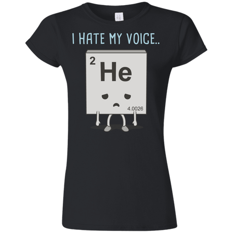 T-Shirts Black / S I Hate My Voice Junior Slimmer-Fit T-Shirt