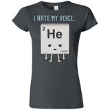 T-Shirts Charcoal / S I Hate My Voice Junior Slimmer-Fit T-Shirt