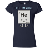 T-Shirts Navy / S I Hate My Voice Junior Slimmer-Fit T-Shirt