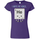 T-Shirts Purple / S I Hate My Voice Junior Slimmer-Fit T-Shirt