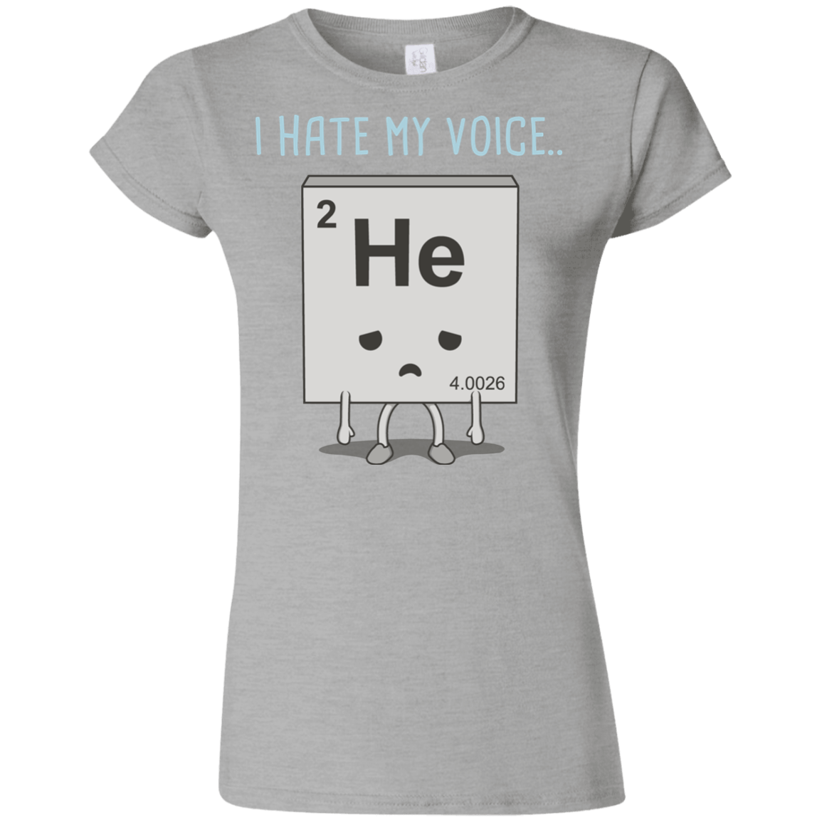 T-Shirts Sport Grey / S I Hate My Voice Junior Slimmer-Fit T-Shirt