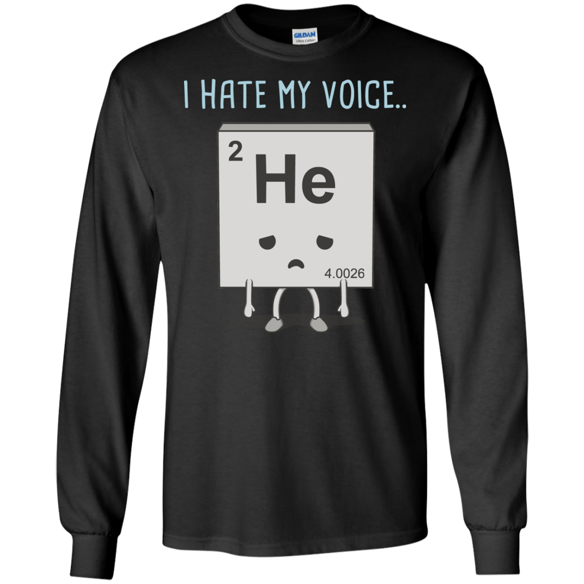 T-Shirts Black / S I Hate My Voice Men's Long Sleeve T-Shirt