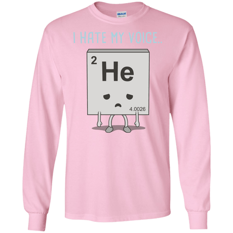 T-Shirts Light Pink / S I Hate My Voice Men's Long Sleeve T-Shirt