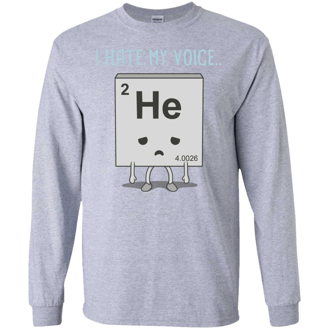 T-Shirts Sport Grey / S I Hate My Voice Men's Long Sleeve T-Shirt