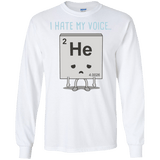 T-Shirts White / S I Hate My Voice Men's Long Sleeve T-Shirt