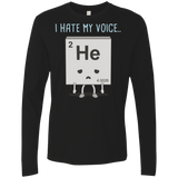 T-Shirts Black / S I Hate My Voice Men's Premium Long Sleeve