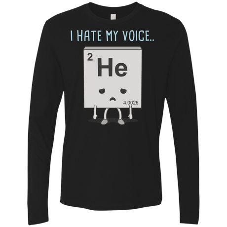 T-Shirts Black / S I Hate My Voice Men's Premium Long Sleeve