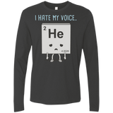 T-Shirts Heavy Metal / S I Hate My Voice Men's Premium Long Sleeve