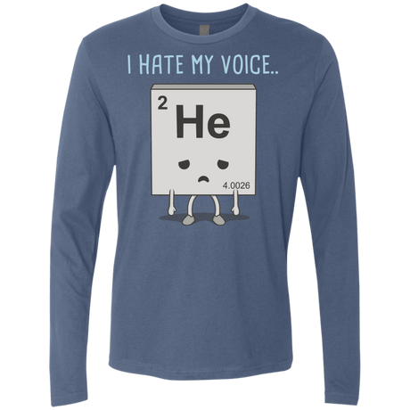T-Shirts Indigo / S I Hate My Voice Men's Premium Long Sleeve