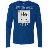 T-Shirts Royal / S I Hate My Voice Men's Premium Long Sleeve