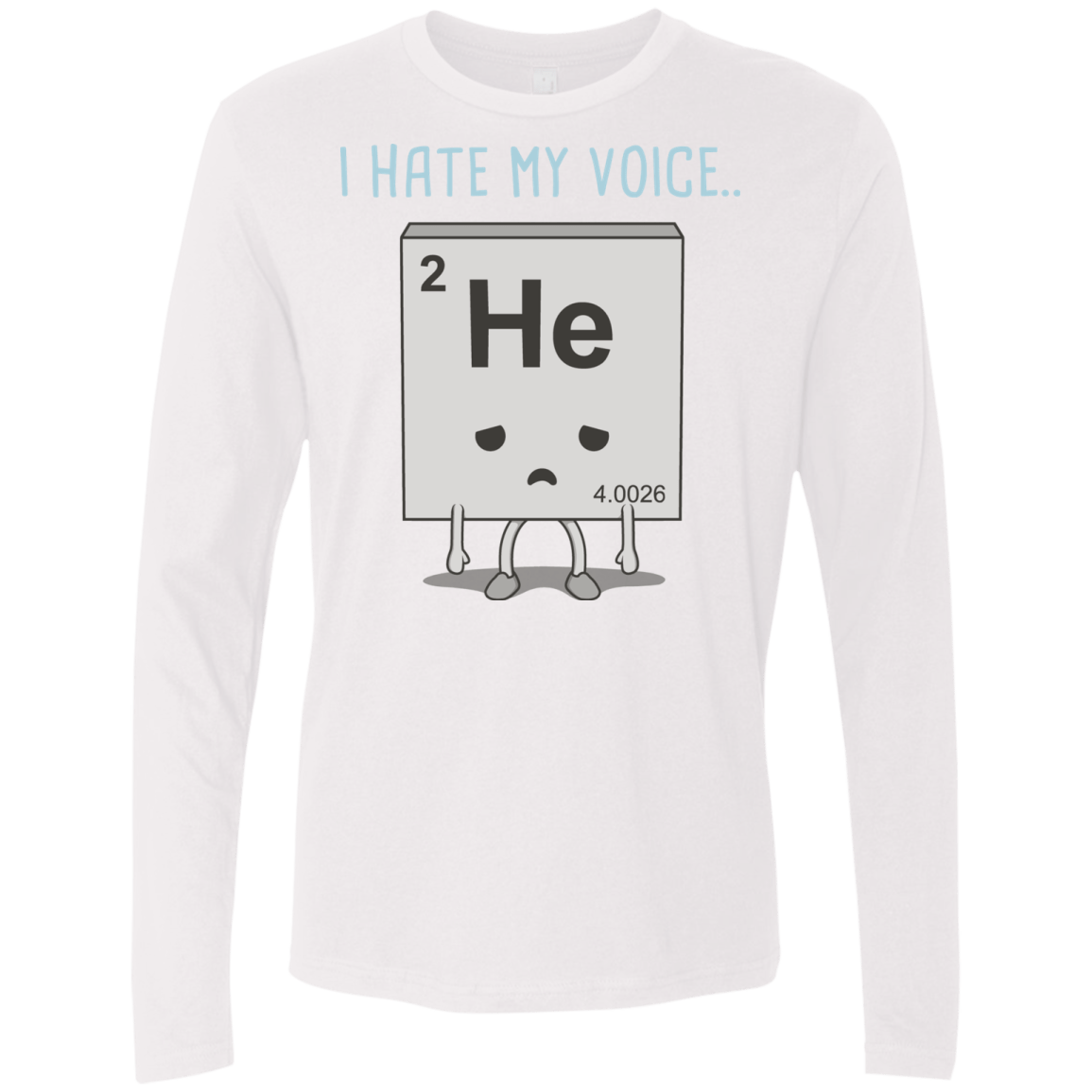 T-Shirts White / S I Hate My Voice Men's Premium Long Sleeve