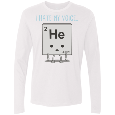 T-Shirts White / S I Hate My Voice Men's Premium Long Sleeve