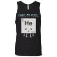 T-Shirts Black / S I Hate My Voice Men's Premium Tank Top