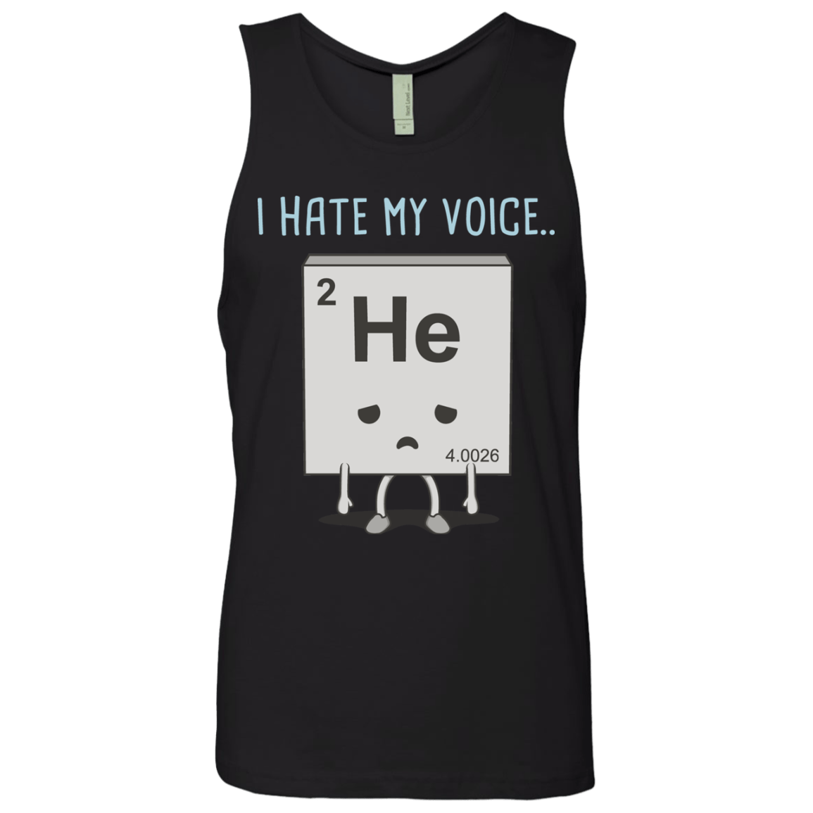 T-Shirts Black / S I Hate My Voice Men's Premium Tank Top