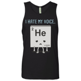 T-Shirts Black / S I Hate My Voice Men's Premium Tank Top