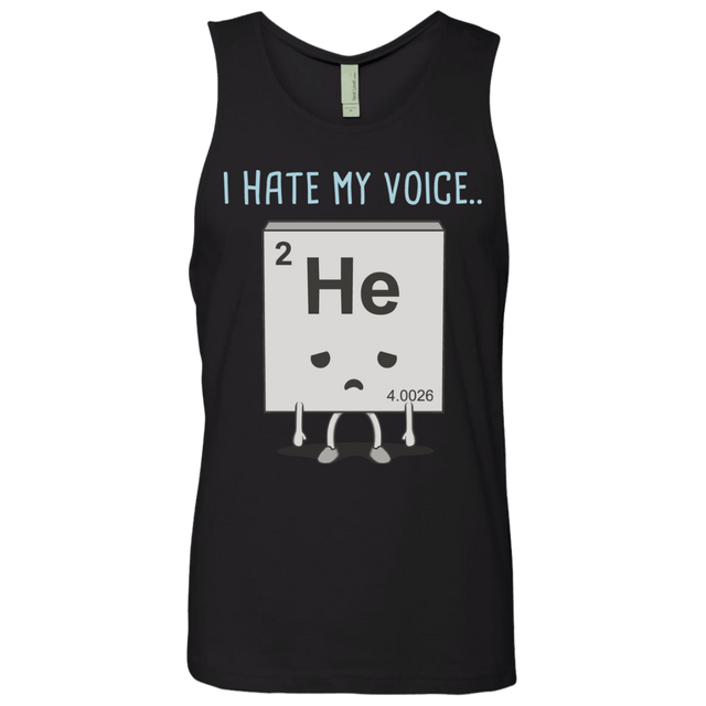 T-Shirts Black / S I Hate My Voice Men's Premium Tank Top