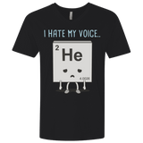 T-Shirts Black / X-Small I Hate My Voice Men's Premium V-Neck