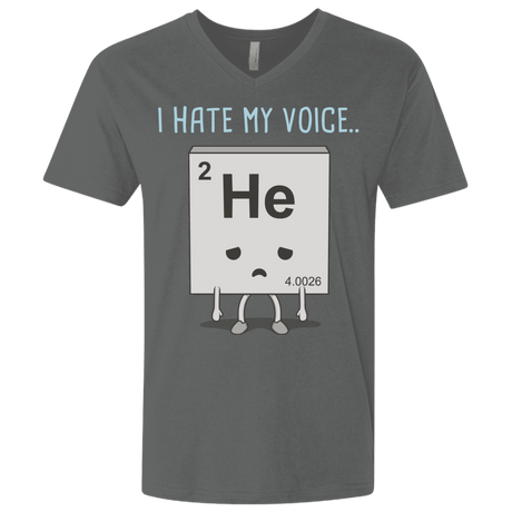 T-Shirts Heavy Metal / X-Small I Hate My Voice Men's Premium V-Neck