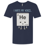 T-Shirts Midnight Navy / X-Small I Hate My Voice Men's Premium V-Neck