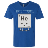T-Shirts Royal / X-Small I Hate My Voice Men's Premium V-Neck