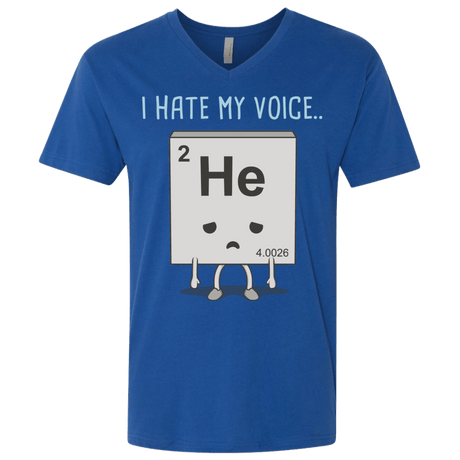T-Shirts Royal / X-Small I Hate My Voice Men's Premium V-Neck