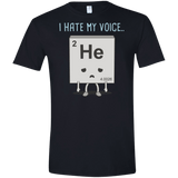 T-Shirts Black / X-Small I Hate My Voice Men's Semi-Fitted Softstyle