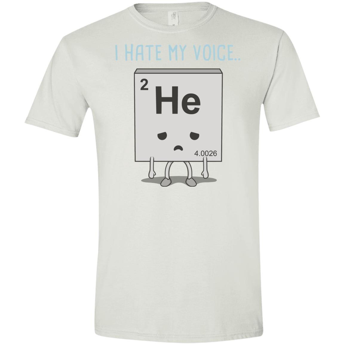 T-Shirts White / X-Small I Hate My Voice Men's Semi-Fitted Softstyle