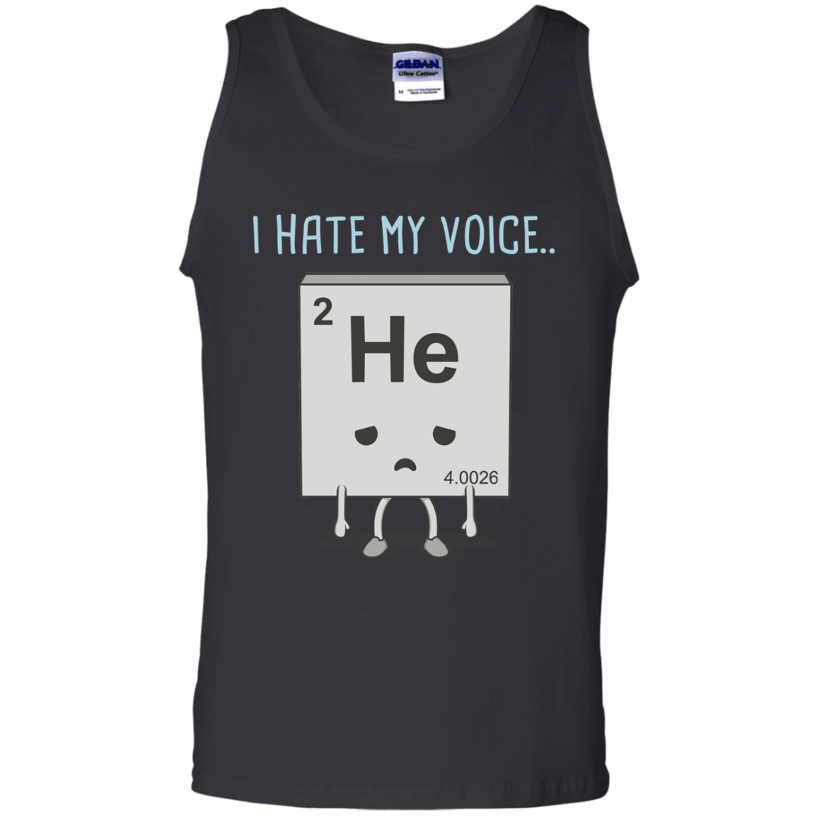 T-Shirts Black / S I Hate My Voice Men's Tank Top