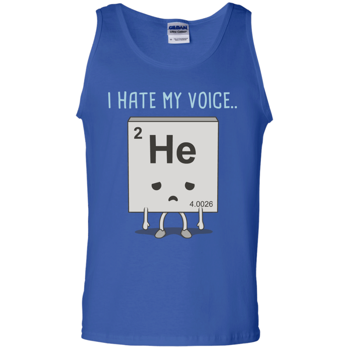 T-Shirts Royal / S I Hate My Voice Men's Tank Top