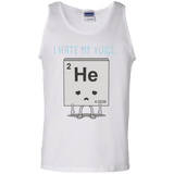 T-Shirts White / S I Hate My Voice Men's Tank Top