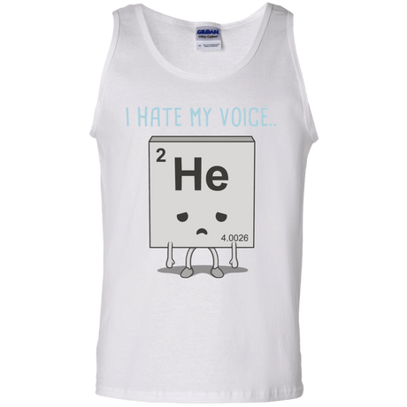 T-Shirts White / S I Hate My Voice Men's Tank Top