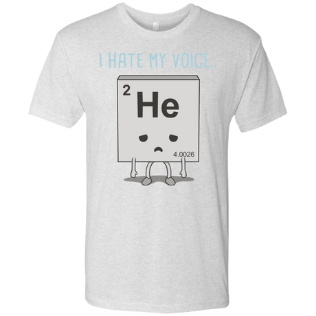 T-Shirts Heather White / S I Hate My Voice Men's Triblend T-Shirt
