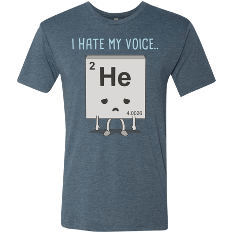 T-Shirts Indigo / S I Hate My Voice Men's Triblend T-Shirt