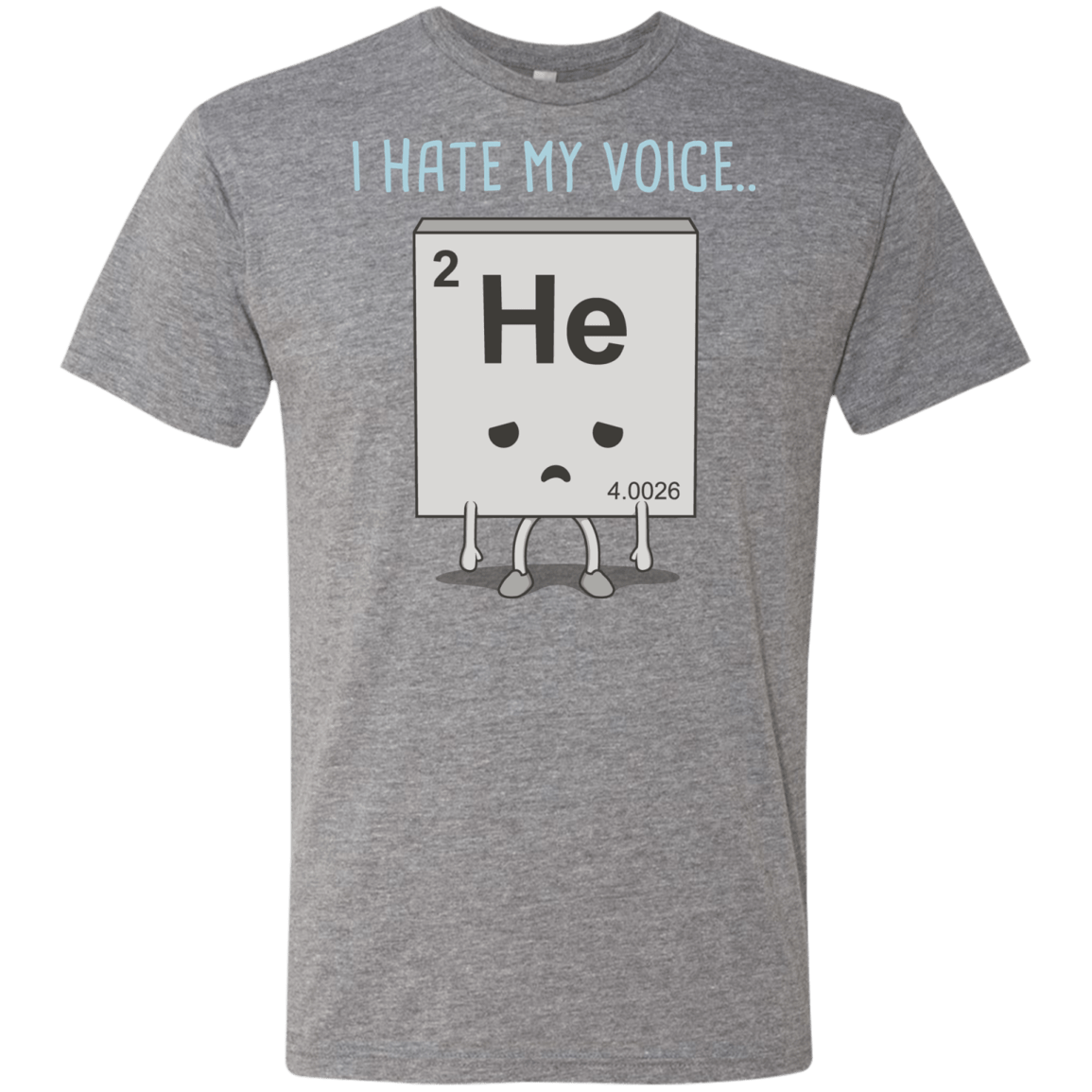 T-Shirts Premium Heather / S I Hate My Voice Men's Triblend T-Shirt