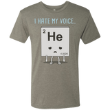 T-Shirts Venetian Grey / S I Hate My Voice Men's Triblend T-Shirt