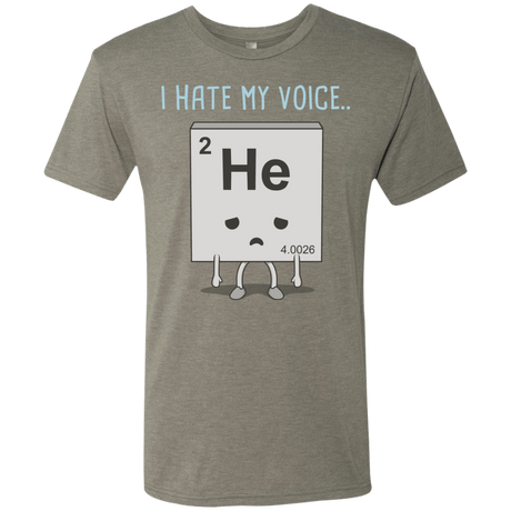 T-Shirts Venetian Grey / S I Hate My Voice Men's Triblend T-Shirt