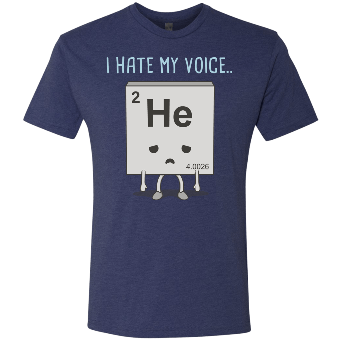 T-Shirts Vintage Navy / S I Hate My Voice Men's Triblend T-Shirt