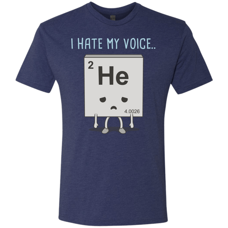 T-Shirts Vintage Navy / S I Hate My Voice Men's Triblend T-Shirt