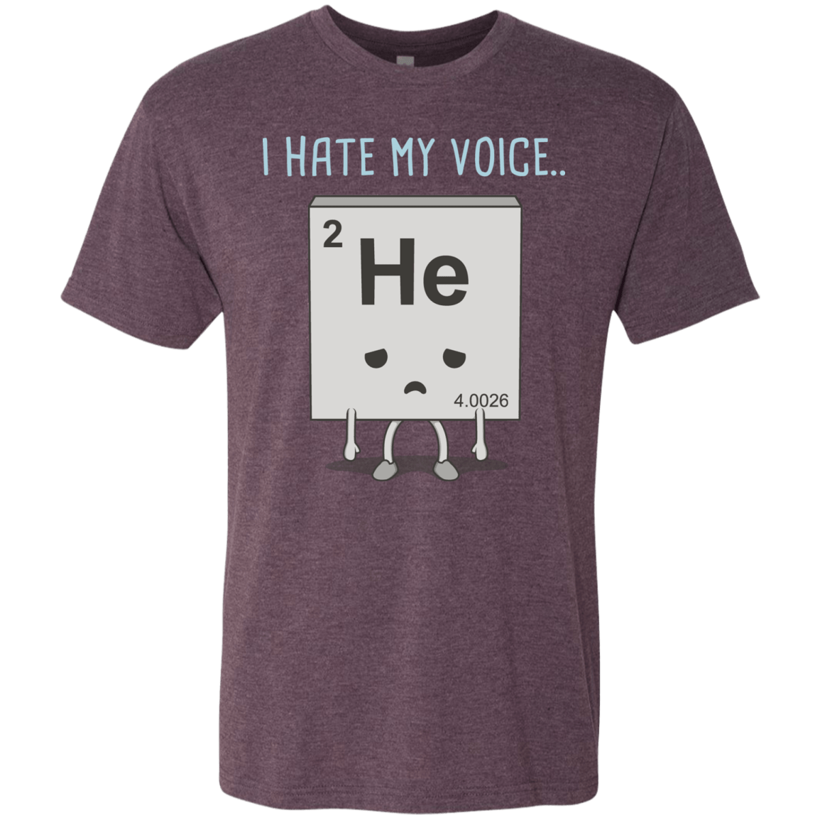 T-Shirts Vintage Purple / S I Hate My Voice Men's Triblend T-Shirt