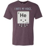 T-Shirts Vintage Purple / S I Hate My Voice Men's Triblend T-Shirt