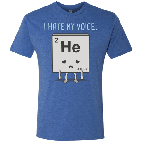 T-Shirts Vintage Royal / S I Hate My Voice Men's Triblend T-Shirt