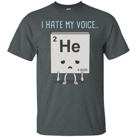 T-Shirts Dark Heather / S I Hate My Voice T-Shirt