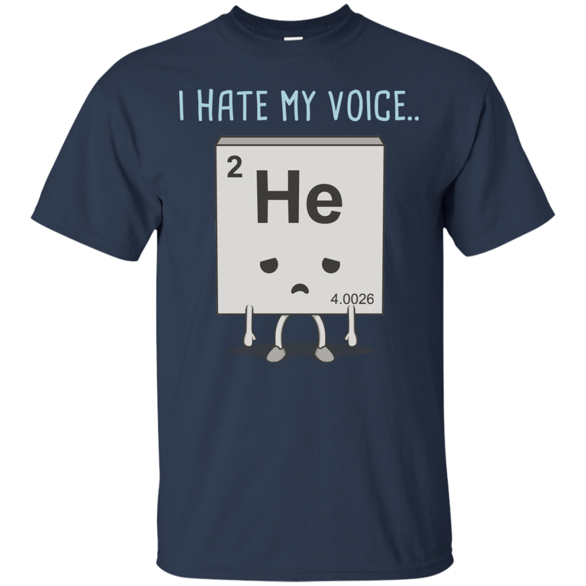 T-Shirts Navy / S I Hate My Voice T-Shirt