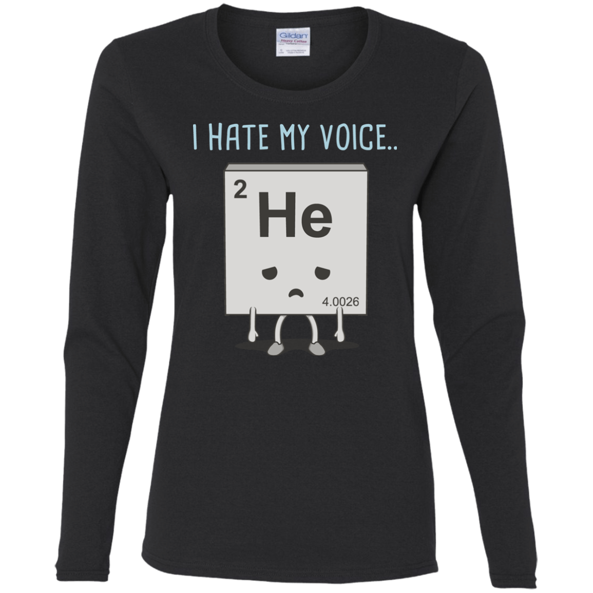 T-Shirts Black / S I Hate My Voice Women's Long Sleeve T-Shirt