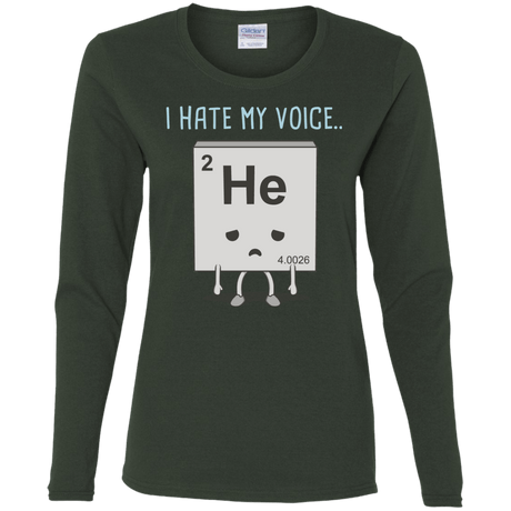 T-Shirts Forest / S I Hate My Voice Women's Long Sleeve T-Shirt